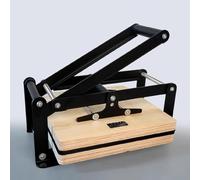 Manual Printing Press Machine for Printmaking, Hand Lever Flat Press, Adjustable Height, Max Rubbing Size 380x380mm, Ideal for Woodblock Ink Art