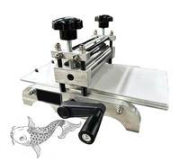 Manual Printmaking Etching Machine Engraving Press, Intaglio Printing Tool for Wood, Copperplate Impression, Art Studio Use