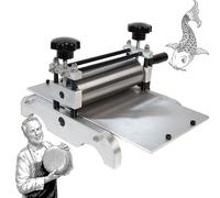 Manual Printmaking Etching Machine, Engraving Printing Press with Adjustable Roller Height, Ideal for Intaglio, Relief, Wood Copperplate Impression