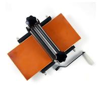 Manual Printmaking Machine with Metal Roller for Rubbing and Gravure, Includes Handle for Easy Use in Art and Craft Projects