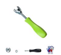 Manual Professional Drum Brake Spring Removal Tool, Chrome Vanadium Steel Drum Brake Adjusting Tool for Removal & Installation,Heavy Duty Automotive Brake Adjustment Repair for Cars Trucks (Green)