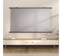 Manual Projector Screen, Anti-Crease Wall Mounted Pull Down Projection Screen - 4:3/16:9 Retractable Video Screen for Home Theater Office, Ultra Short-throw Projection Possible(16:9 60i