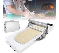 Manual Puff Pastry Machine, Stainless Steel Dough Roller with Non-Stick Surface, Perfect for Croissants, Fondant, Cookies