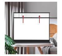 Manual Pull Down Projector Screen, Anti-Crease Portable Design for Home, Office, and Classroom Use in Movies and Presentations