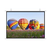 Manual Pull-Down Projector Screen,Portable Projector Screen, 4:3 Portable Foldable For Home Theater Cinema Indoor Outdoor Projector Movie Screen, Wall Mountable HD Projection Scree