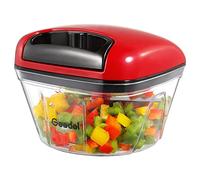 Manual Pull Food Chopper, Hand Pull String Onion Chopper Dicer for Kitchen, Easy Cleaning food Chopper for Vegetables, Fruits (500 ML)