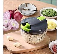 Manual Pull Rope Food Vegetable Chopper Processor Handheld Slicer Kitchen Tool 500ml