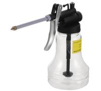 Manual Pump Oil Can 350ml High Pressure Precision Spout | Engineering Plastics Aps Build, 95mm Nozzle and 2mm Tip, for Motorcycles, Rails