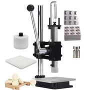 Manual Punch Press Machine,Manual Press Punch Tools,for Homemade Tablets, Pills, Sugar Slices, and Candy with Adjustable Pressure, 2 Moulds & Punch Head| Punch Puller