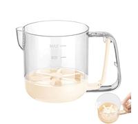 Manual Push Mixer Cup - Compact Kitchen Utensils Design, Multifunctional Stirring Mechanism, Manual Control Mixing Container | For Cake Dough,