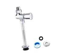 Manual Push Urinal Flush Valves Water-Saving Delay Shutoff Heavy Duty for Home & Public Bathrooms Manual Push Button Flush Valves