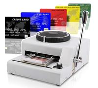 Manual PVC Card Embossing Machine for ID VIP Membership Coding, 72 Characters Capacity, Stamping and Bump Code Press Tool