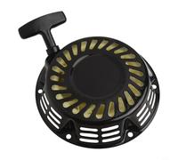 Manual Recoil Starter for 5.5 to 6.5hp Engines Reverse Pull with 140mm 3-Bolt 160mm 2-Bolt Pattern Black Replacement Part for Lawn Mowers