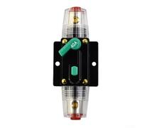 Manual Reset Circuit Breaker 10A-100A DC Overload Protection Switch for Car Boat Marine Audio Power, High Current Inline Fuse Replaceable AGU Type 12V 24V(40A)