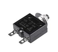 Manual Reset Circuit Breaker 10A Overload Protector with Thermal Switch, Push Button Circuit Breaker 125-250V AC/50V DC Manual Reset Breaker for Automotive Marine Boat Caravan & Industrial