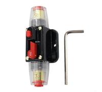 Manual Reset Circuit Breaker Switch for 12V-24V DC Systems - ABS & Zinc Alloy Construction, Overload Protection, -10°C to 50°C Operating Range, for Solar, Marine & Inverter Applications(CP-0700-01)