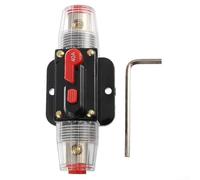 Manual Reset Circuit Breaker Switch for 12V-24V DC Systems - ABS & Zinc Alloy Construction, Overload Protection, -10°C to 50°C Operating Range, for Solar, Marine & Inverter Applications(CP-0700-02)