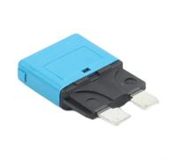 Manual Reset Fuse Holder 5-30A 12V 24V DC Boat(15A)