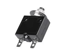Manual Reset Thermal Switch Circuit Breaker Over Current Overload Protector Compact Plastic for Automotive Industry Industry Black Size As Picture 1 Pack (5A)