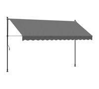 vidaXL Retractable Awning Cream 150x150 cm Fabric and Steel