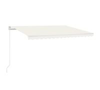 Manual Retractable Awning Folding Outdoor Sunshade Patio Canopy Blind vidaXL