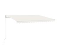 Manual Retractable Awning Folding Outdoor Sunshade Patio Canopy Blind vidaXL