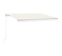 Manual Retractable Awning Folding Outdoor Sunshade Patio Canopy Blind vidaXL
