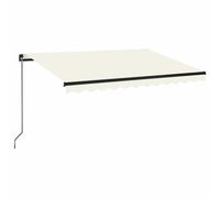 Manual Retractable Awning Outdoor Patio Awning Sunshade Garden Canopy vidaXL