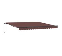 Manual Retractable Awning Outdoor Patio Awning Sunshade Garden Canopy vidaXL