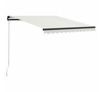Manual Retractable Awning Outdoor Patio Awning Sunshade Garden Canopy vidaXL