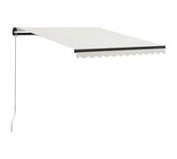 Manual Retractable Awning Outdoor Patio Awning Sunshade Garden Canopy vidaXL