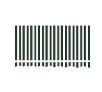 Manual Retractable Awning Replacement Fabric - Waterproof Sun Shade Canopy for Outdoor Use - Available in Green 6.5ft to 20ft Sizes (20x13ft/600x400cm)