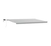 Manual Retractable Awning Shelter Outdoor Awning Folding Arm with LED vidaXL