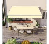 Manual Retractable Awning Waterproof & UVResistant Folding Canopy for Outdoor Use Garden Patio Sunshade Easy to Use Pavilion Cover Portable Shade Solution