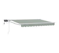 vidaXL Manual Retractable Awning with LEDs 3 x 2.5 m