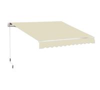 Manual Retractable ning 2x1.5m/3x2m/4x2.5m/5x2.5m UV & WaterResistant Adjustable Length & Angle Includes Crank & Wall Bracket Perfect for Patio & Balcony