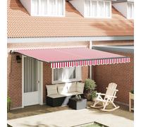 Manual Retractable Patio Awning Garden Sun Shade Canopy Outdoor Shelter