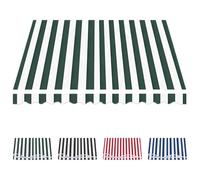 Manual Retractable RV ning Fabric Replacement Dark Green 4x Sun e Sn Polyester Canopy Cover for Outdoor Patio Garden Balcony- e Not Included