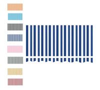 Manual Retractable Stripe Awning Fabric Replacement Waterproof Outdoor Sun Shade Canopy 6.5ft-20ft Blue 20x10ft (600x300cm) for Patio Deck Garden