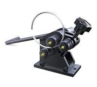 Manual Ring Roller Bender, Hand Tubing Bender Steel Ring Roller with Adjustable Roller, for Metalworking Fabrication