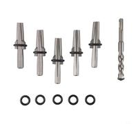 Manual Rock Splitter Kit 16mm for Granite Marble(16mm Drill Bit Set) | Fits for sds drills, splits concrete , 16mm diameter, 5-piece , professional grade