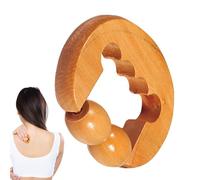 Manual Roller Massager, Handheld Massage Roller - Portable Wooden Manual Massage Roller | Mechanical Principles Roller Structure Massage Tool for Back, Legs, Massage