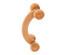 Manual Roller Massager Mechanical Principles Roller Structure, Natural Wood