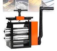 Manual Rolling Mill for Jewelry Making, Heavy Duty Wire & Sheet Roller, Precisely Controllable Thickness for Crafting Thin Sheets, Square, Round, Semicircle Shapes