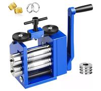Manual Rolling Mill Machine, Jewelry Rolling Mill Machine, Manual Combination Rolling Mill 40mm, Jewellery Press Tabletting Tool For Metal Stretching, Wire Shaping, Printing Embossing Patterns
