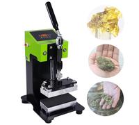 Manual Rosin Press Machine, 600W Portable Heat Press for Rosin Oil Extraction, High Pressure for Home PU Leather and Flower Plant Extraction, 6 x 12cm