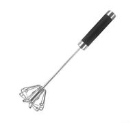 Manual Rotary Egg Beater Stainless Steel Hand Operated Whisk for semi Automatic Mixer for Baking Cake Cream Dough Kitchen Tool Silver 9.84 Inch