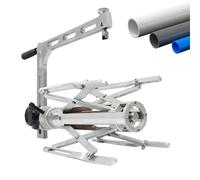 Manual Rotary Pipe Scraper - PE Pipeline Edge Planer, Tube Pipe External Scraping Tool for Removal of Oxidation Layer, 75-200mm/160-400mm Range