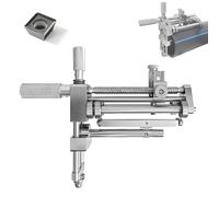 Manual Rotary Pipe Scraper Tool, Aluminum Alloy Edge Planer for Welding, 63-400mm Range, Ideal for Home and Professional Use