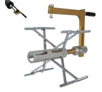 Manual Rotary Pipe Scraper Tool, Maximum Cutting Length 5.1in, 160-400mm Tube ID Range, Pipeline Edge Planer for Factory and Workshop